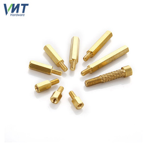 Inserts filetés en cuivre usinés sur tour CNC, pièces de précision pour applications de moules en plastique - Product Image 3