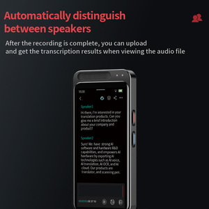 Grabadora de Voz con Pantalla Táctil Hbnkh con ChatGPT, Traducción de Fotos, Aplicaciones Telefónicas, Control Remoto, Dictáfono, Grabadora de Audio - Product Image 3
