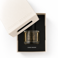 Boîte cadeau de parfum personnalisée avec fenêtre, étiquette d'archives, gaufrage, carton ivoire, doublure noire, logo personnalisé, OEM