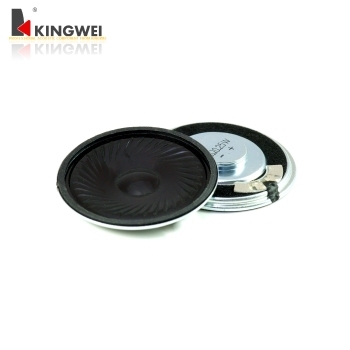 KINGWEI 40mm Micro Speaker 8ohm 0.5W Metal Frame Mylar Full Range Audio Component