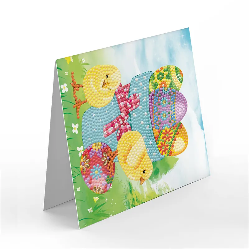 Изысканный набор из 8 предметов, Алмазная мозаика «сделай сам», поздравительные открытки для празднования дня рождения в качестве подарков для детей