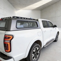 Penutup Bak Truk Pikap Universal Model Sport Bahan Baja Mn Keras (Ukuran Bak 2m) Tahan Air Tanpa Jendela Geser/Dekorasi Kaca