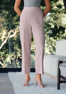 Blazer formal de lino/algodón tejido con letras rosas para mujer, traje de mujer con botones de una sola fila para primavera - Product Image 4