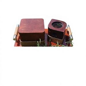 Luxury Handmade MOP Bakhoor Burner Set Oud Incense Holder Box Tray Eco-Friendly Ramadan <b>Home</b> Fragrance Religious Gifting - Product Image 1