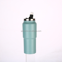 Stq — bouteille d'eau isotherme en acier inoxydable, avec capuchon anti-déversement, contenant isolé sous vide, à bout large, nouvelle collection