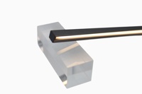 Éclairage LED pour Armoire, Profil LED Incliné à 45 Degrés, Luminaire Latéral pour Penderie et Meuble YB1022-0-1
