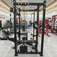YG FITNESS YG-A006 Máquina Smith de Alta Calidad con Rack para Sentadillas, Cruce de Cables y Press de Banca en una Sola Estación para Gimnasio