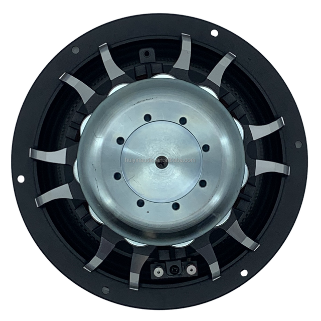 850-081 High End 8 Inch Car Speakers 250w Rms 2inch Coil Shinny Carbon Cone Mid Bass Neodymium Speakers for Car Audio