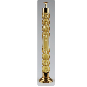 cristal clair de conception moderne balustrade verre piliers escaliers En Acier Inoxydable + balustre acrylique main courante - Product Image 5