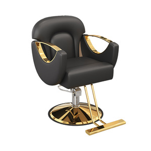 Sillón de Barbería Hidráulico Moderno, Silla de Estilismo Acolchada para Salón, Asiento de Peluquería con Altura Ajustable para Estudio de Belleza - Product Image 2