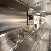 Remolque de Comida Móvil Comercial Estándar de EE. UU., Totalmente Equipado, con Certificación DOT y CE, Camión de Catering para BBQ y Café