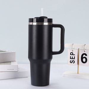 Gobelet de voyage H2.0 pour voiture, 40 oz, à double paroi isolée, avec couvercle, paille et base antidérapante, personnalisable avec logo ODM - Product Image 6