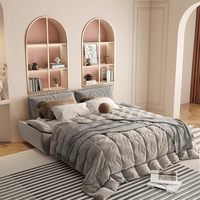Futon-Schlafsofa Queen-Size Ausziehbares Bett 3-in-1 Konvertierbares Schlafsofa mit Modernem Samt-Futon-Couch für Apartment-Schlafzimmer
