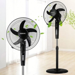 Ventilador eléctrico para el hogar, dispositivo de calor caliente de 16 pulgadas, altura ajustable, temporizador, enchufe en el suelo