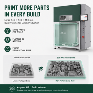 Impresora 3D SLS de Gran Tamaño para Servicios de Impresión 3D y Fábricas de Fabricación Aditiva, Gran Volumen de Impresión, Admite 440 x 440 - Product Image 4