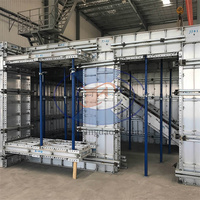 Coffrage en aluminium à faible coût H&F, coffrage en béton, réutilisable, léger, durable, coffrage en aluminium modulaire pour la construction