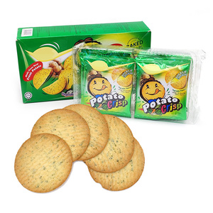 Etichetta privata personalizzata malesia vendita calda in scatola Cracker croccante di patate sapore vegetale alimenti al forno biscotto Cracker - Product Image 1