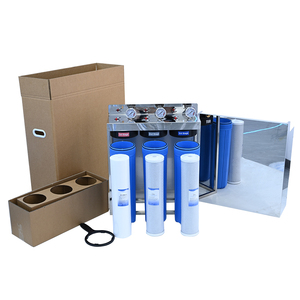 Estándar Australiano para Sistema de Filtro de Agua para Toda la Casa, 20" x 4.5", Tres Filtros de Sedimentos de Grado <span class=keywords><strong>3</strong></span> Azules y Doble Filtro de Carbón - Product Image 3