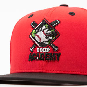 Оптовая продажа: Кепка-снепбек с 6 панелями, плоским козырьком, однотонная, водонепроницаемая, с вышитым логотипом, перфорацией и лазерной резкой - Product Image 3