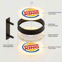 Vente en gros de lampes murales LED étanches IP65, éclairage personnalisé, enseigne lumineuse pour la décoration des magasins, des maisons et l'utilisation en entreprise
