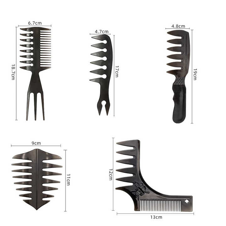 Texture Comb Wide Tooth Comb For Curls Professional Tool