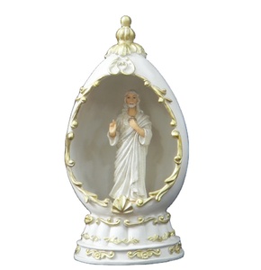 Figuritas de resina para decoración, serie religiosa, Santa María y bebé, Jesús - Product Image 6