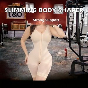 <span class=keywords><strong>Body</strong></span> Modellante Plus Size con Bottoni, Controllo Pancia e Vita, Faja, Shapewear Certificato - Product Image 2