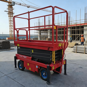 รถยกแบบกรรไกรเคลื่อนที่ได้ด้วยตัวเอง ความสูง 6ม. 8ม. 10ม. 12ม. 14ม. 16ม. พร้อมแบตเตอรี่ตะกั่วกรด มีให้เลือกหลายระดับความสูง - Product Image 2