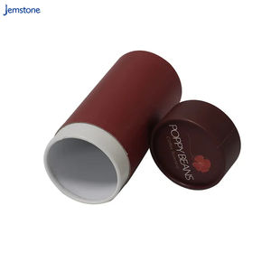 Emballage de boîte en tube de papier biodégradable avec logo personnalisé et écologique avec logo personnalisé - Product Image 5