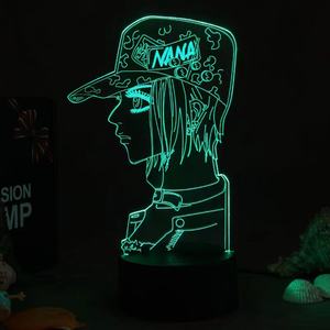 Lampe 3d Anime à capteur tactile, veilleuse - Product Image 2