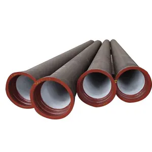 Tuyau en fonte ductile pour alimentation en eau souterraine DN80-400 tube en acier ductile