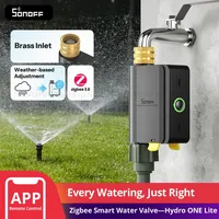 SONOFF SWV-ZNE Hydro Series Hydro ONE Lite Vanne d'eau intelligente Zigbee sans débitmètre Modes de communication doubles Contrôle flexible
