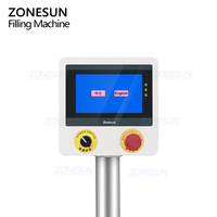 ZONESUN ZS-SV4HS automatique Servo moteur pompe à Piston jus vin lait cosmétique shampooing Gel quantitatif savon liquide Machine de remplissage
