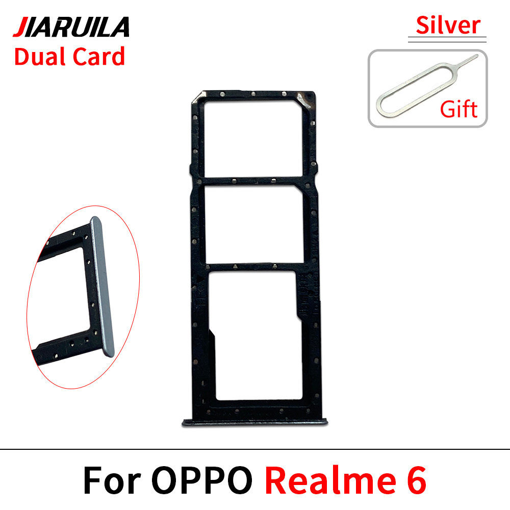 Pour Realme 6 argent