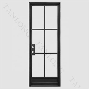 <span class=keywords><strong>Porte</strong></span> en fer Tanlong, dernier design, style français moderne, portes intérieures en métal avec verre, <span class=keywords><strong>porte</strong></span> <span class=keywords><strong>d</strong></span>'<span class=keywords><strong>entrée</strong></span> simple - Product Image 3