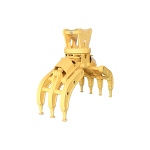 Accesorios de garra mecánica personalizados para excavadora: motor, bomba y engranajes para maquinaria de construcción con rotación de 360° y garra para madera - Product Image 6