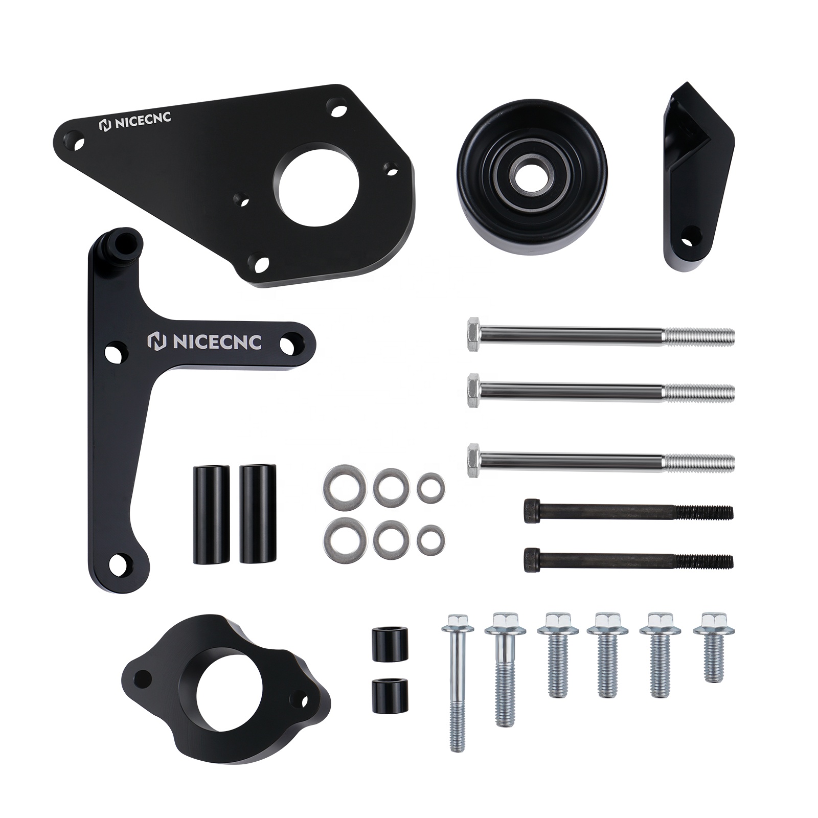 Двигатели NiceCNC LSX LS с низким креплением, комплект кронштейнов усилителя руля и генератора для грузовика LSX