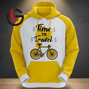 Sudadera con Capucha de Forro Polar y Poliéster para Hombre, Estilo Urbano Informal, con Estampado Personalizado por Sublimación, Antiencogimiento y Antiarrugas, de GLOBAL LEATHER - Product Image 1