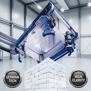 Pellicola Estensibile Avanzata ad Alte Prestazioni, Tecnologia Tedesca Certificata GRS, Impermeabile e Antipolvere, per Copertura Pallet, Involucri Industriali in LLDPE - Product Image 2