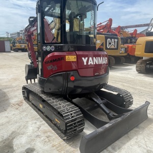Miniexcavadora YANMAR ViO35-5B Usada de 3.5 Toneladas con Giro Cero y Sistema Hidráulico - Product Image 5