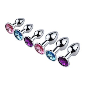 Mini consolador anal de metal color gelatina, pequeño dildo anal y masajeador anal, juguete sexual de masturbación para hombres, mujeres y parejas <span class=keywords><strong>gay</strong></span>. - Product Image 5