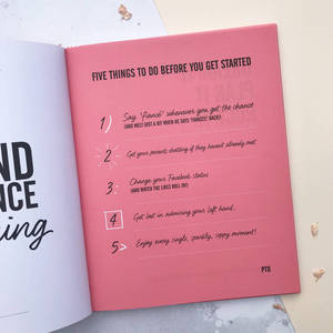 LABON <strong>Personalised</strong> Soft Green Hardback Leather Cover Sublimation Modern <strong>Wedding</strong> <strong>Planner</strong> - Product Image 4