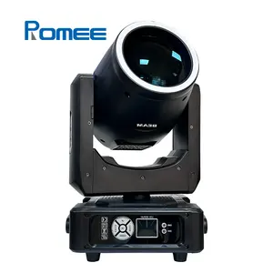 Mini 230W Beam Spot Wash Zoom Moving Head Light Beam Met Led Ring Licht Chasering Effect Voor Dj Show Event Podiumverlichting