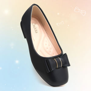 Zapatos de Ballet de Piel Sintética Suave para Niñas Chickita, Diseño Pintado a Mano, Cierre sin Cordones, Cómodos, con Lazo Enrollado, para Otoño/Invierno/Verano - Product Image 4