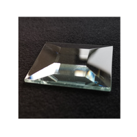 Petites pièces de verre biseauté ovales, circulaires, triangulaires et carrées à prix de gros – Verre diamanté biseauté pour portes, fenêtres et cloisons