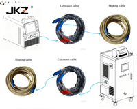 Machine de préchauffage par induction 120KW 20-40KHz, température maximale 780°C, pour démontage, revêtement thermique de matériaux résistants à la corrosion