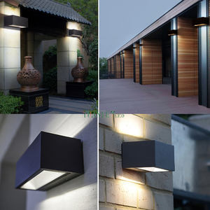 Lampu Dinding Luar Ruangan Dua Kepala Dali-2 0/1-10v Tuya Zigbee Wifi Kontrol Nirkabel Peredupan Lampu Dinding YY-BDS008 - Product Image 2