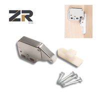 ZERUN Loquet à ressort moderne pour porte de placard, en acier, plastique et fer, à ouverture par pression, pour cuisine, maison et bureau