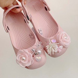 Breloques de chaussures style Balletcore en perles pour sabots, boucles décoratives de luxe DIY pour sandales - Product Image 6