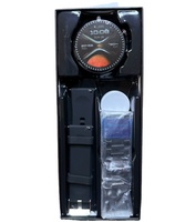   Montre connectée avec moniteur de fréquence cardiaque, paiement hors ligne, cadran rond, montre de sport pour homme, montre connectée pour les affaires quotidiennes